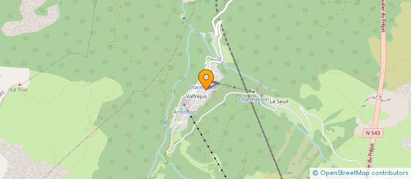 localisation de l'entreprise MONSIEUR JOSEPH DELBOVE  MODANE