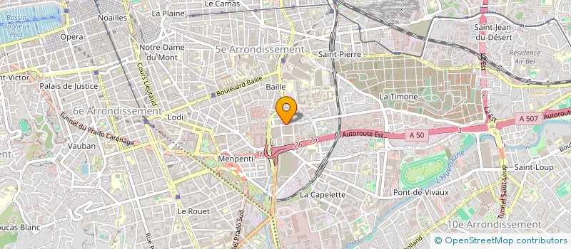 localisation de l'entreprise MONSIEUR JOSEPH DELERIA  MARSEILLE