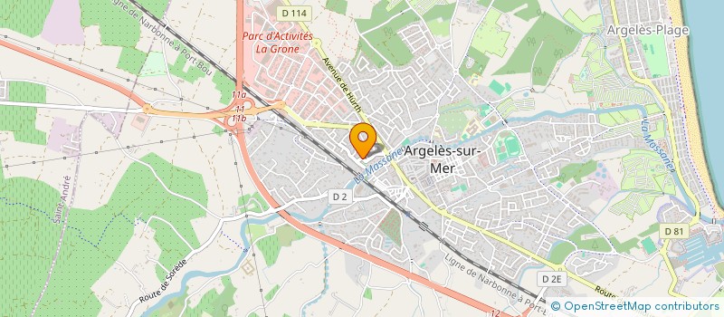 localisation de l'entreprise MONSIEUR JOSEPH DELPY  ARGELES-SUR-MER