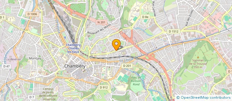 localisation de l'entreprise MONSIEUR JOSEPH DELTOUR  CHAMBERY