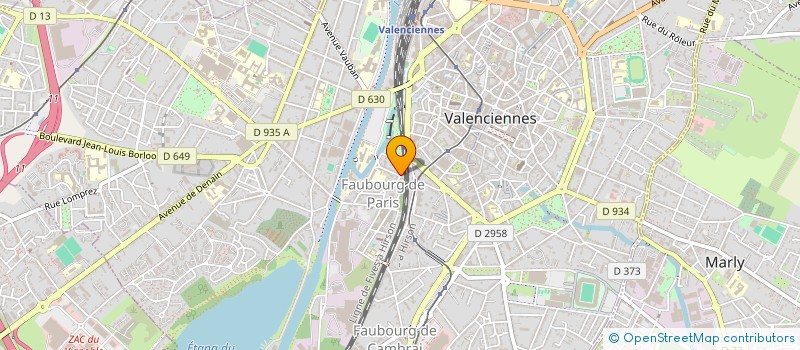 localisation de l'entreprise MONSIEUR JOSEPH DEMESTRE  VALENCIENNES