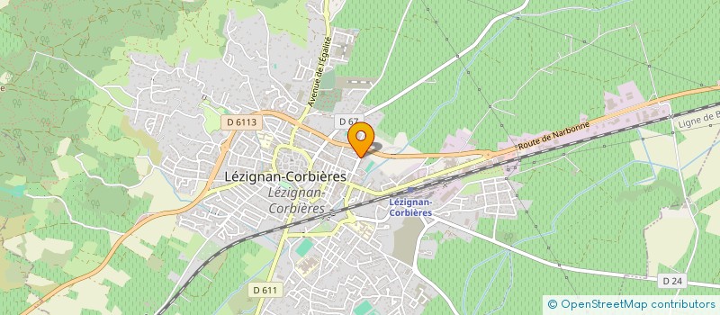 localisation de l'entreprise MONSIEUR JOSEPH DENARNAUD  LEZIGNAN-CORBIERES