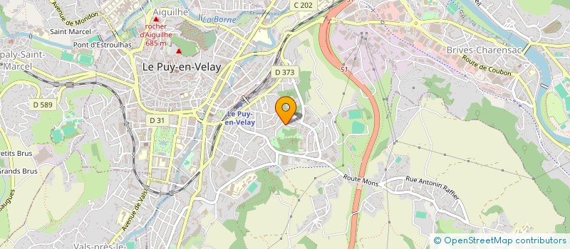 localisation de l'entreprise MONSIEUR JOSEPH DESCOURS  LE PUY-EN-VELAY