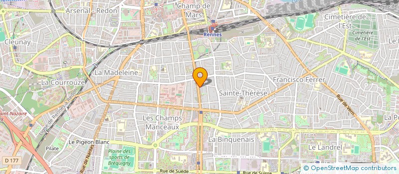 localisation de l'entreprise MONSIEUR JOSEPH DESIRE ADJEMBIMANDE  RENNES