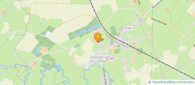 localisation de l'entreprise MONSIEUR JOSEPH DESMARESCAUX  DOMPIERRE-SUR-HELPE