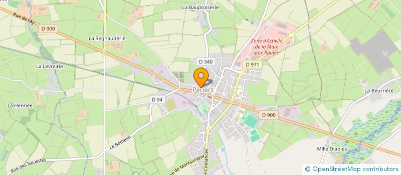 localisation de l'entreprise MONSIEUR JOSEPH DESVAGES  PERIERS