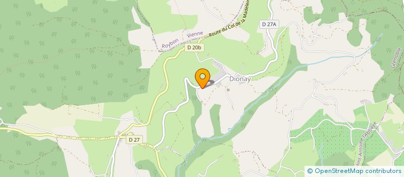 localisation de l'entreprise MONSIEUR JOSEPH DHERBASSY  IZERON