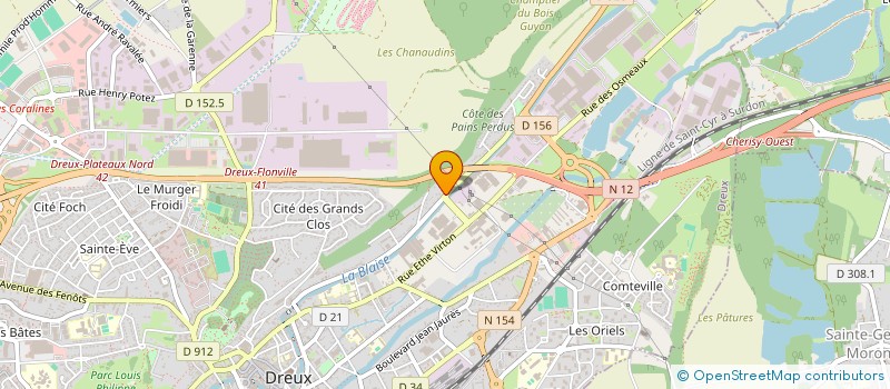localisation de l'entreprise MONSIEUR JOSEPH DI PIETRA à DREUX