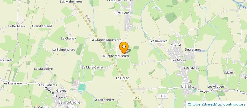 localisation de l'entreprise MONSIEUR JOSEPH DI PIETRO à BIZIAT