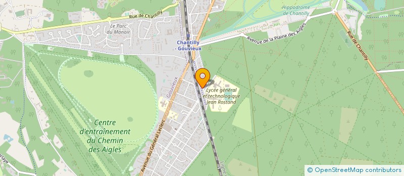 localisation de l'entreprise MONSIEUR JOSEPH DIAMBI SIVI  CHANTILLY