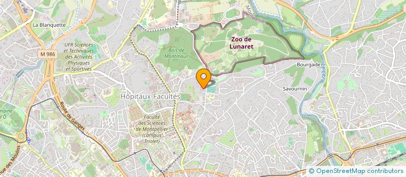 localisation de l'entreprise MONSIEUR JOSEPH DIFFRE  MONTPELLIER