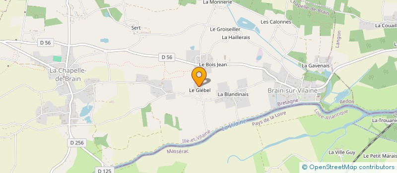 localisation de l'entreprise MONSIEUR JOSEPH DIVET à LA CHAPELLE-DE-BRAIN