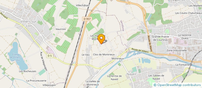 localisation de l'entreprise MONSIEUR JOSEPH DOURLET  NAVEIL