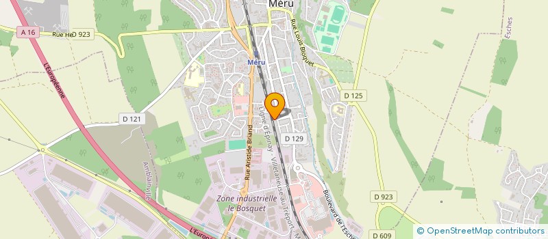 localisation de l'entreprise MONSIEUR JOSEPH DOUTAU  MERU