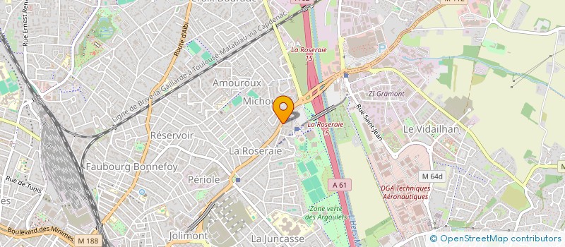 localisation de l'entreprise MONSIEUR JOSEPH DRAY  TOULOUSE