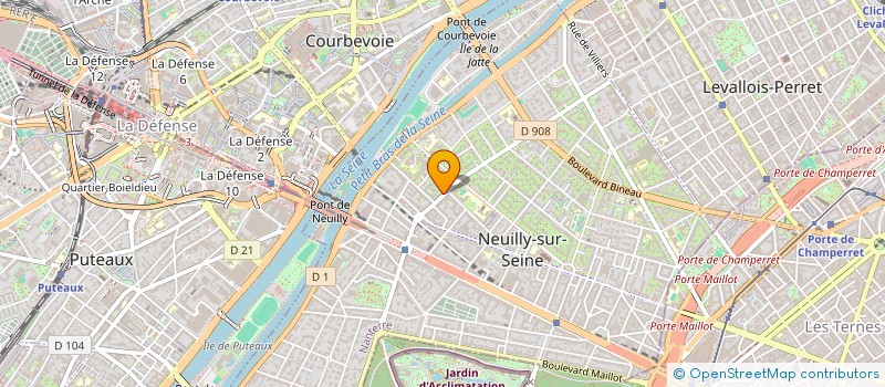 localisation de l'entreprise MONSIEUR JOSEPH DUBOIS à NEUILLY-SUR-SEINE
