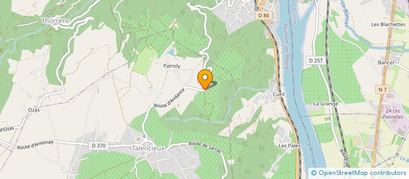 localisation de l'entreprise MONSIEUR JOSEPH DUCLAUX  TALENCIEUX