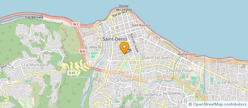 localisation de l'entreprise MONSIEUR JOSEPH DUCLOS à SAINT-DENIS