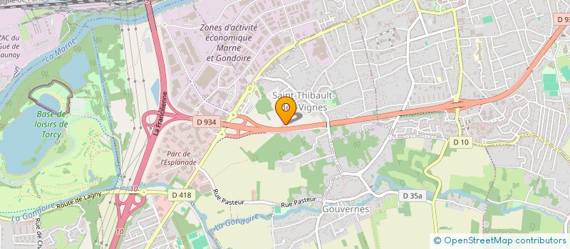 localisation de l'entreprise MONSIEUR JOSEPH DUFRESNE à SAINT-THIBAULT-DES-VIGNES