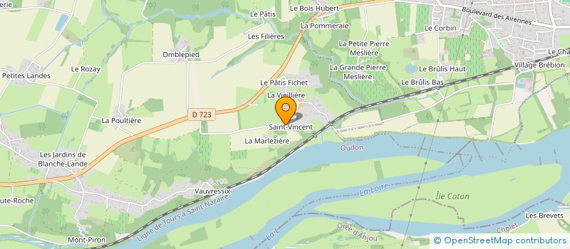 localisation de l'entreprise MONSIEUR JOSEPH DUPAS à OUDON