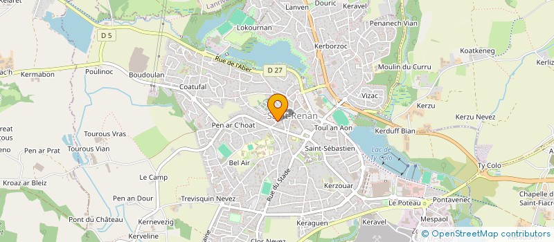 localisation de l'entreprise MONSIEUR JOSEPH DURANT  SAINT-RENAN