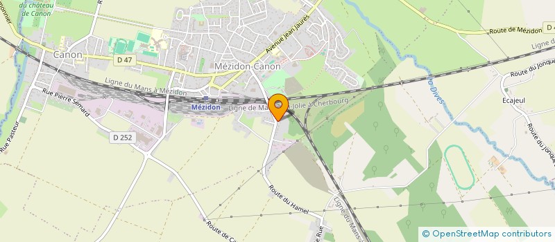 localisation de l'entreprise MONSIEUR JOSEPH DURVILLE  MEZIDON VALLEE D'AUGE