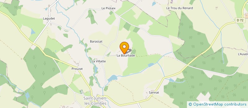 localisation de l'entreprise MONSIEUR JOSEPH ELLIOTT à SAINT-JUNIEN-LES-COMBES