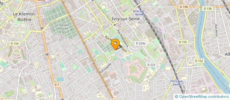 localisation de l'entreprise MONSIEUR JOSEPH ETTI NWIAH à IVRY-SUR-SEINE