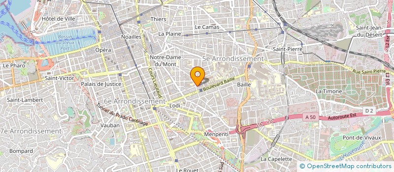localisation de l'entreprise MONSIEUR JOSEPH FALGAS à MARSEILLE