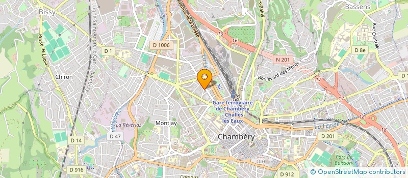 localisation de l'entreprise MONSIEUR JOSEPH FALLICO à CHAMBERY