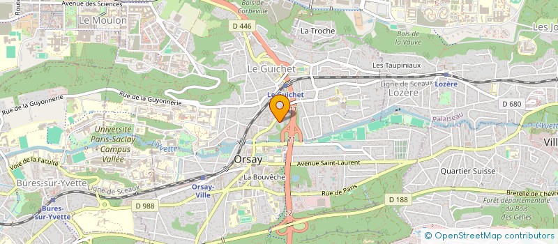 localisation de l'entreprise MONSIEUR JOSEPH FARAH à ORSAY