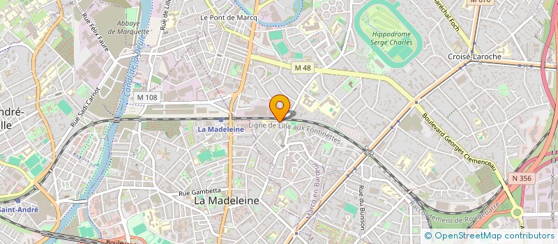 localisation de l'entreprise MONSIEUR JOSEPH FATOME à MARCQ-EN-BARŒUL