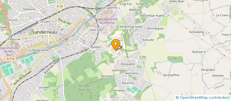 localisation de l'entreprise MONSIEUR JOSEPH FAYCAL  LANDERNEAU