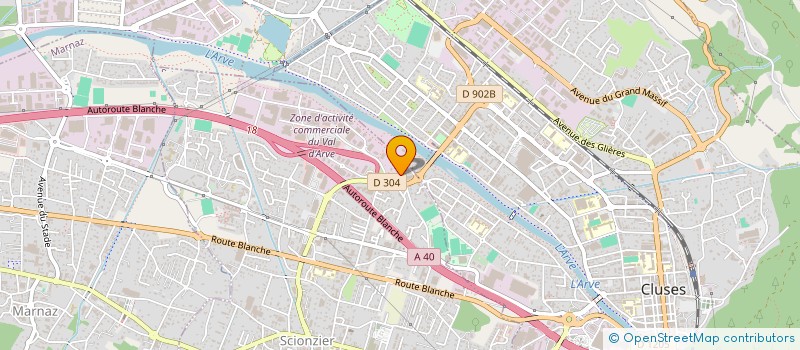 localisation de l'entreprise MONSIEUR JOSEPH FEDELE  SCIONZIER