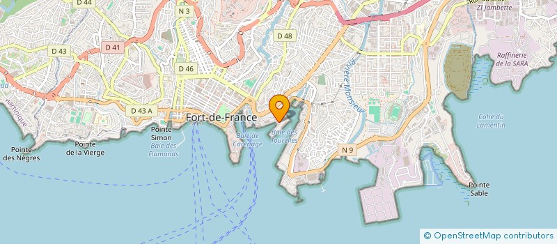 localisation de l'entreprise MONSIEUR JOSEPH FERE à FORT-DE-FRANCE