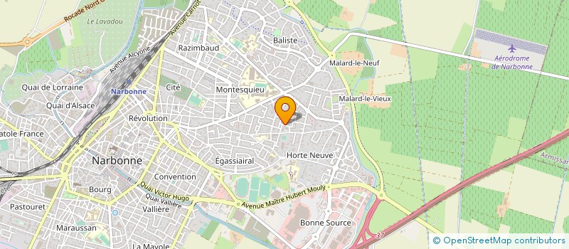 localisation de l'entreprise MONSIEUR JOSEPH FERNANDEZ  NARBONNE