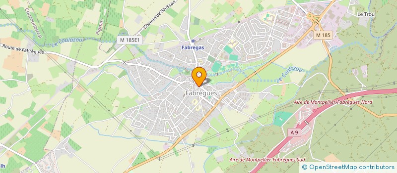 localisation de l'entreprise MONSIEUR JOSEPH FERNANDEZ  FABREGUES