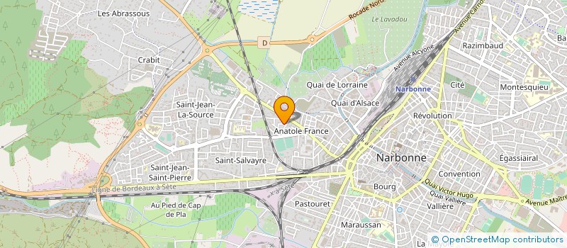 localisation de l'entreprise MONSIEUR JOSEPH FERRANDEZ à NARBONNE