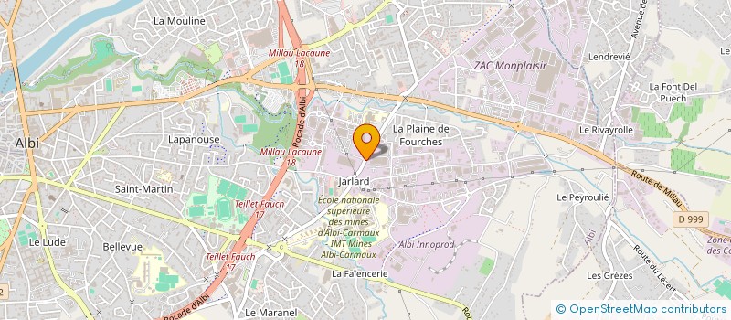 localisation de l'entreprise MONSIEUR JOSEPH FERRARI à ALBI