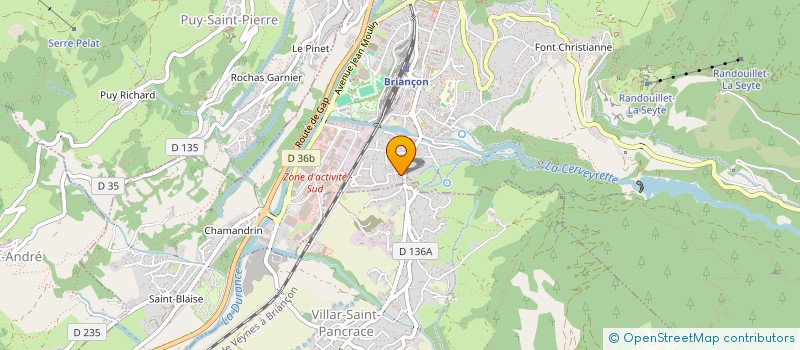 localisation de l'entreprise MONSIEUR JOSEPH FERRARI  BRIANCON