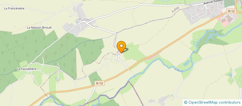 localisation de l'entreprise MONSIEUR JOSEPH FLOCHLAY  VERNEUIL D'AVRE ET D'ITON