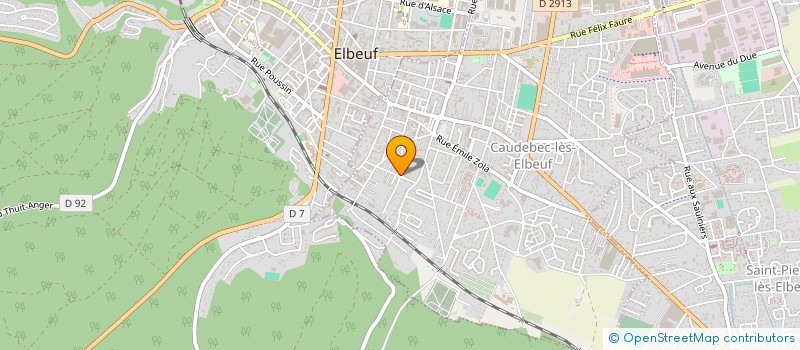 localisation de l'entreprise MONSIEUR JOSEPH FLORES  CAUDEBEC-LES-ELBEUF