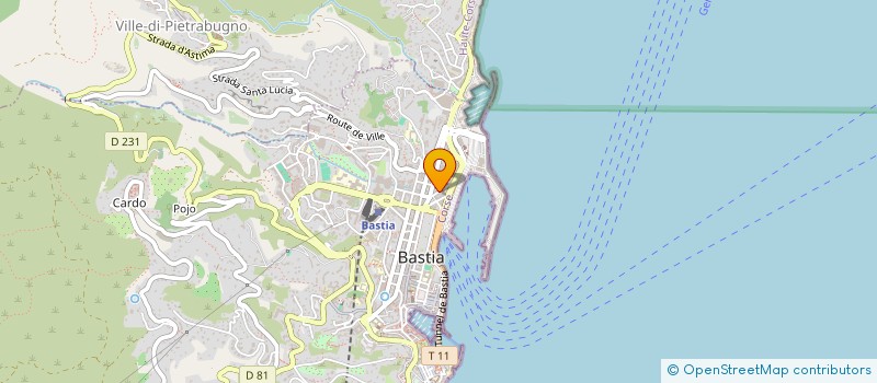 localisation de l'entreprise MONSIEUR JOSEPH FONDACCI à BASTIA