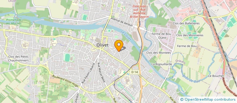 localisation de l'entreprise MONSIEUR JOSEPH FORAY  OLIVET
