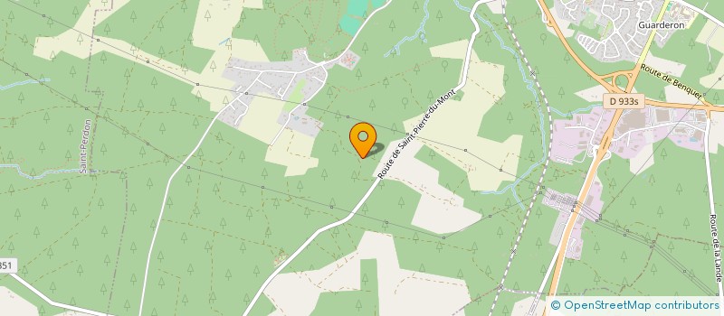 localisation de l'entreprise MONSIEUR JOSEPH FORNIER-DE-LACHAUX  SAINT-PIERRE-DU-MONT