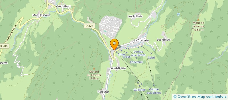 localisation de l'entreprise MONSIEUR JOSEPH FOURNIER  AILLON-LE-JEUNE