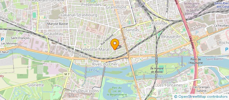 localisation de l'entreprise MONSIEUR JOSEPH FOURNIER  TOURS