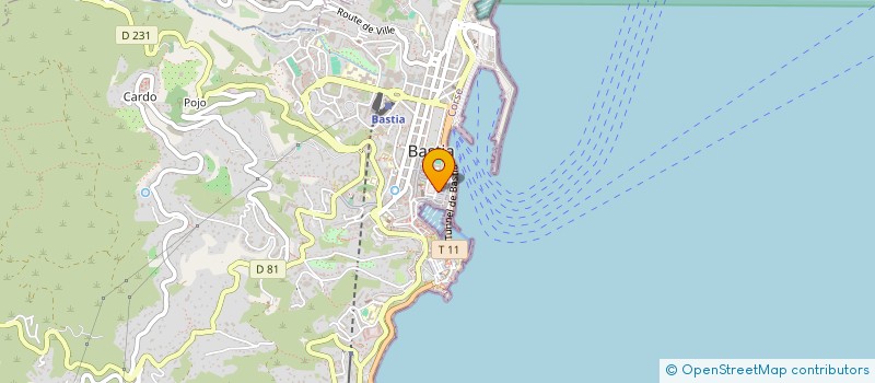 localisation de l'entreprise MONSIEUR JOSEPH FRANCESCHI à BASTIA