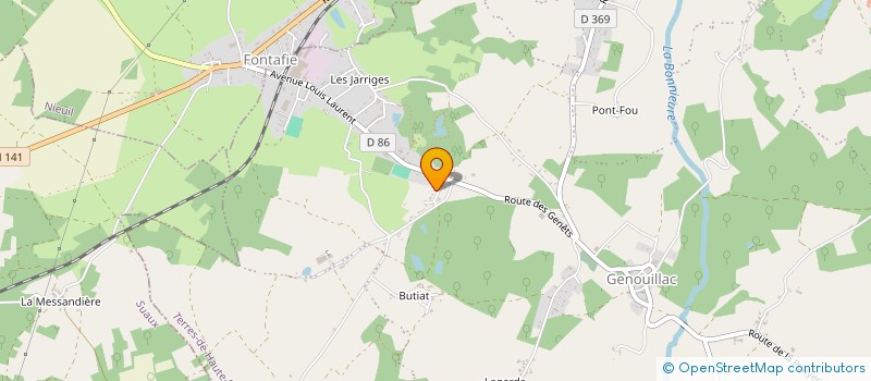 localisation de l'entreprise MONSIEUR JOSEPH FREIRA à TERRES-DE-HAUTE-CHARENTE