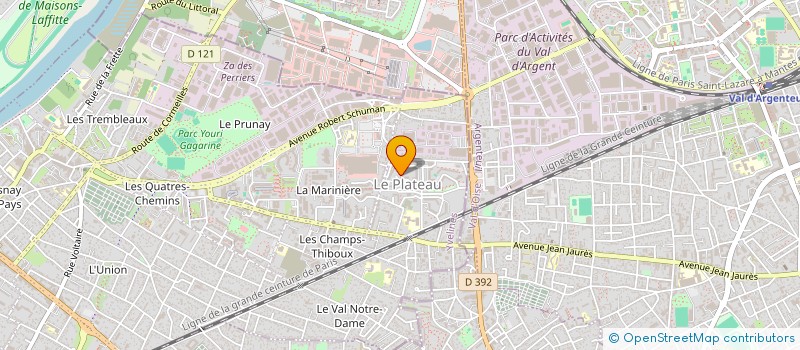 localisation de l'entreprise MONSIEUR JOSEPH FRIMPONG  SARTROUVILLE